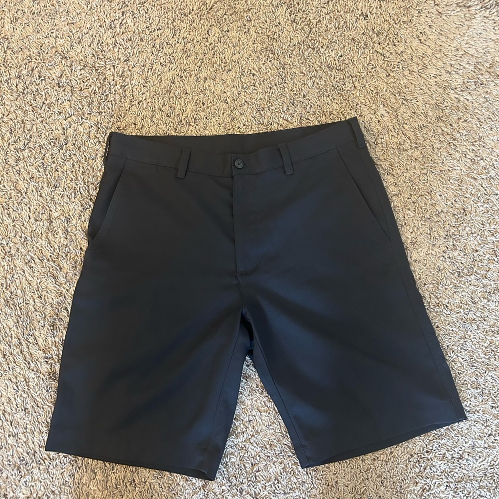 PGA Tour Black Flat Front Shorts